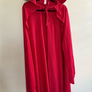 Red Cape With Collar
